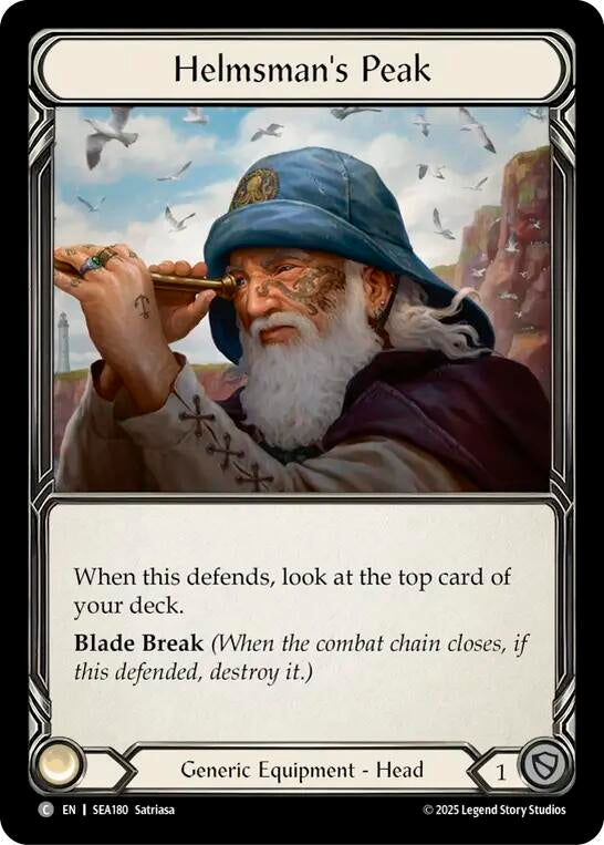 Image for Helmsman's Peak (SEA180) (High Seas) - Flesh and Blood TCG