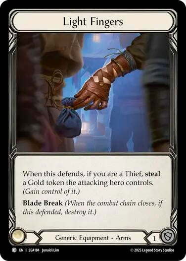 Image for Light Fingers (SEA184) (High Seas) - Flesh and Blood TCG