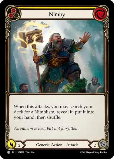 Image for Nimby (Yellow) (SEA221) (High Seas) - Flesh and Blood TCG