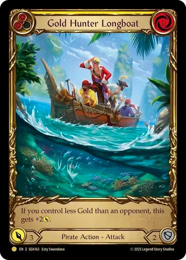Gold Hunter Longboat (Treasure) (SEA163) (High Seas)