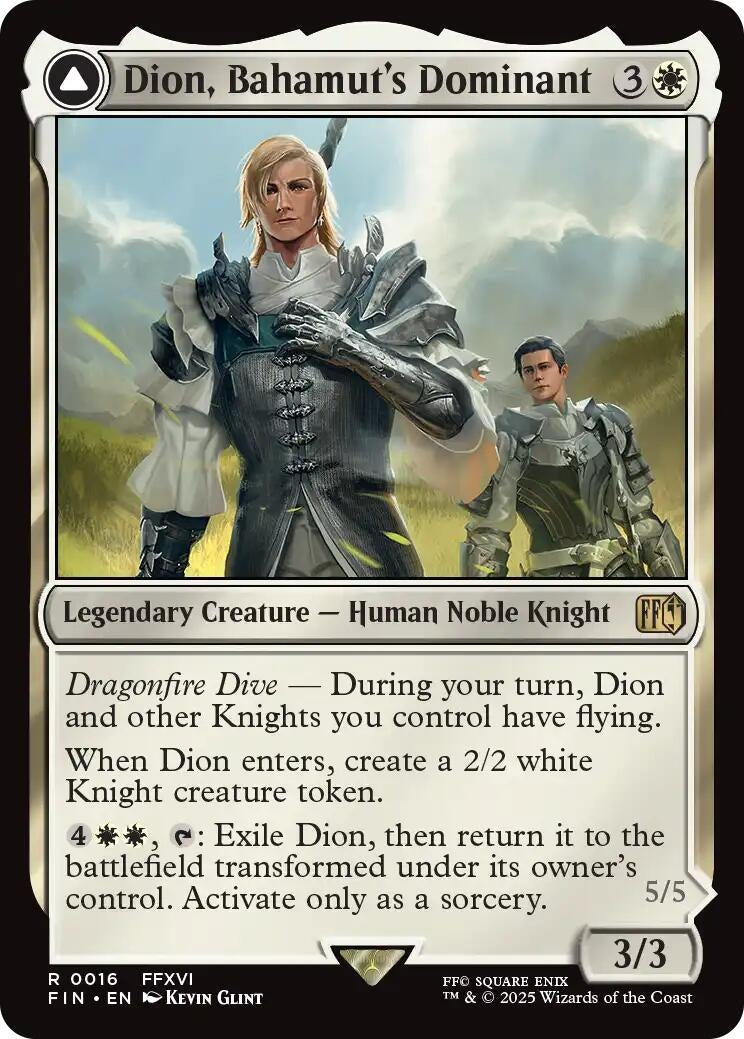 Image for Dion, Bahamut's Dominant (16) (FINAL FANTASY) - Magic: The Gathering