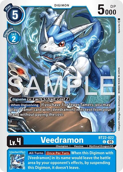 Veedramon (BT22-022 C) (Cyber Eden)