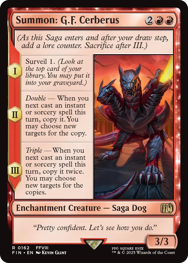Summon: G.F. Cerberus (162) (FINAL FANTASY)