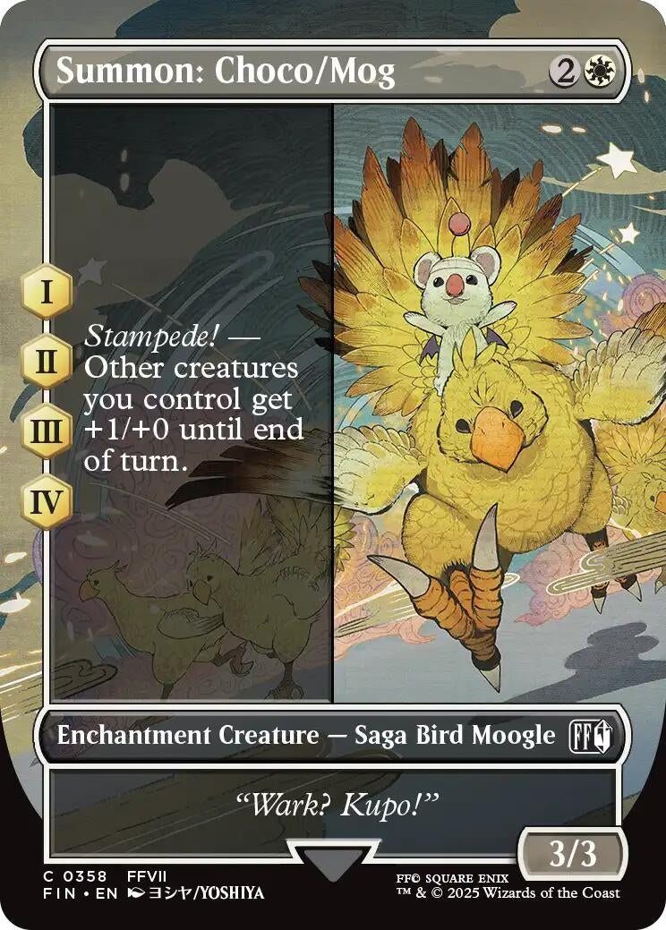 Summon: Choco/Mog (Borderless) (358) (FINAL FANTASY)