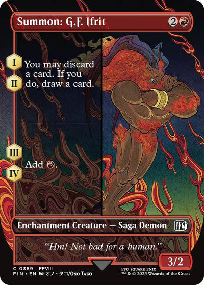 Summon: G.F. Ifrit (Borderless) (369) (FINAL FANTASY)