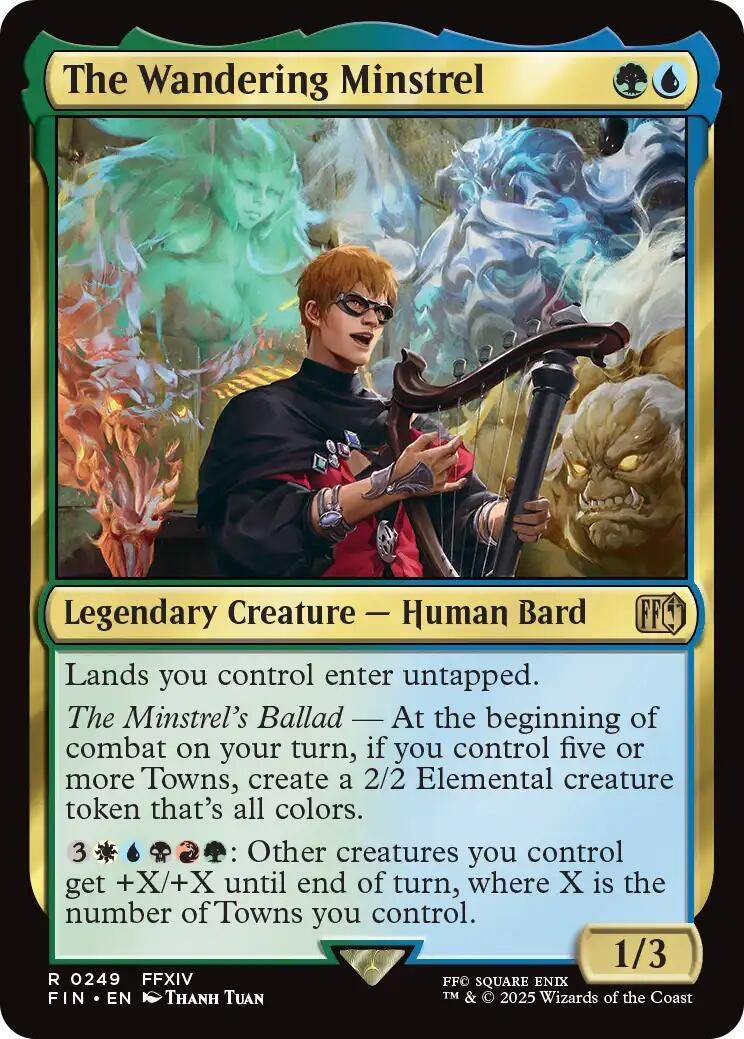Image for The Wandering Minstrel (249) (FINAL FANTASY) - Magic: The Gathering