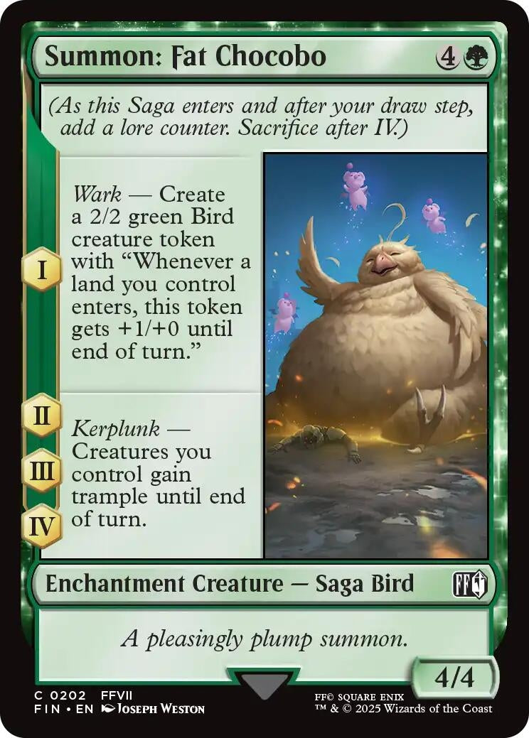 Summon: Fat Chocobo (202) [FINAL FANTASY]
