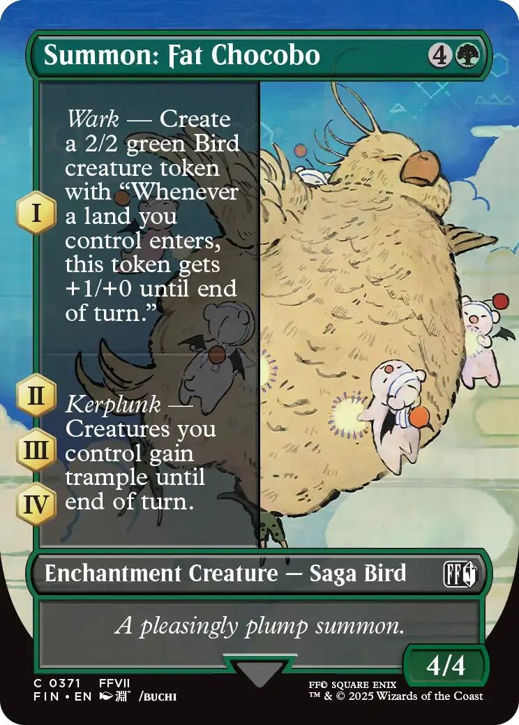 Summon: Fat Chocobo (Borderless) (371) (FINAL FANTASY)