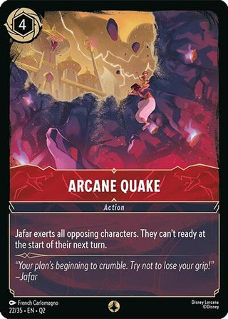 Image for Arcane Quake (22/35) [Illumineer's Quest: Palace Heist] - Disney Lorcana