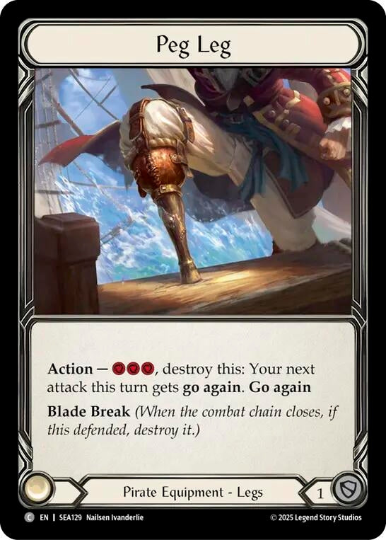 Image for Peg Leg (SEA129) (High Seas) - Flesh and Blood TCG
