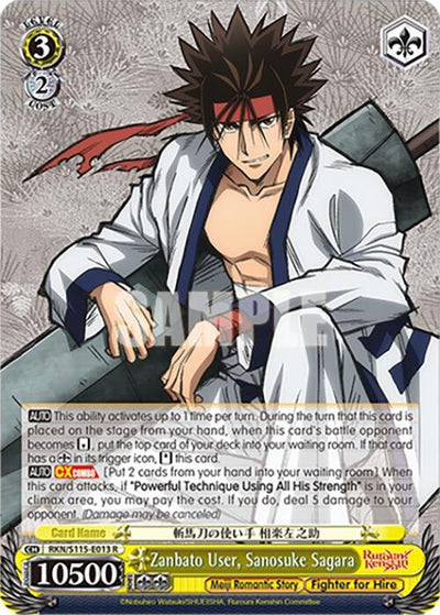 Zanbato User, Sanosuke Sagara (RKN/S115-E013 R) (Rurouni Kenshin)