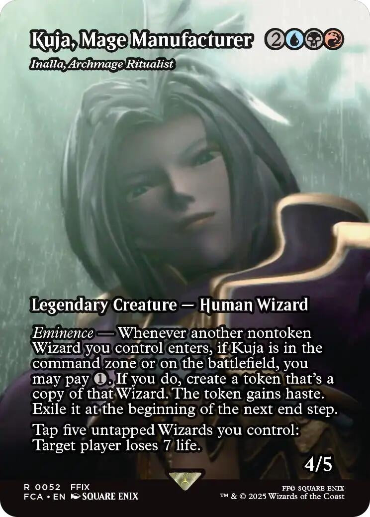 Image for Kuja, Mage Manufacturer - Inalla, Archmage Ritualist (Showcase) (52) (FINAL FANTASY: Through the Ages) - Magic: The Gathering
