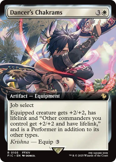 Dancer's Chakrams (Extended Art) (105) (Commander: FINAL FANTASY)