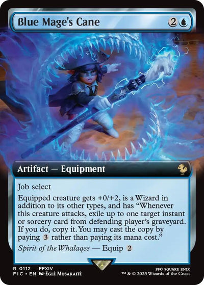 Blue Mage's Cane (Extended Art) (112) (Commander: FINAL FANTASY)