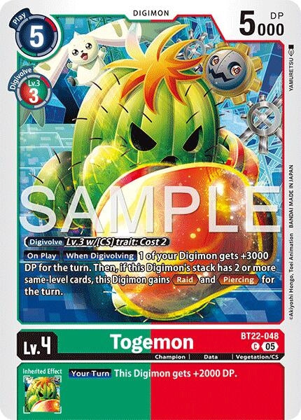 Togemon (BT22-048 C) (Cyber Eden)