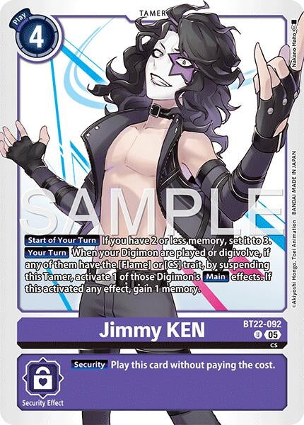 Jimmy KEN (BT22-092 U) (Cyber Eden)