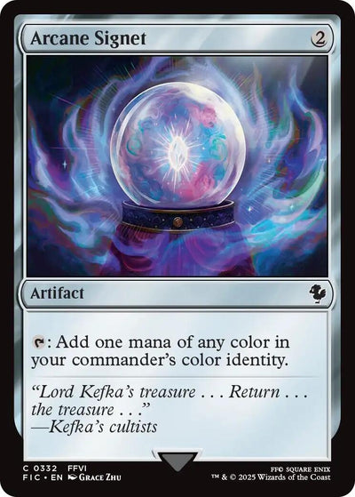 Arcane Signet (0332) (Surge Foil) (332) (Commander: FINAL FANTASY)