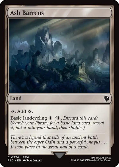 Ash Barrens (Surge Foil) (374) (Commander: FINAL FANTASY)