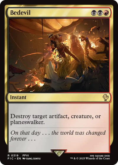 Bedevil (Surge Foil) (319) (Commander: FINAL FANTASY)