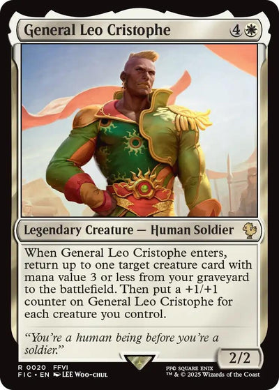 General Leo Cristophe (Surge Foil) (20) (Commander: FINAL FANTASY)