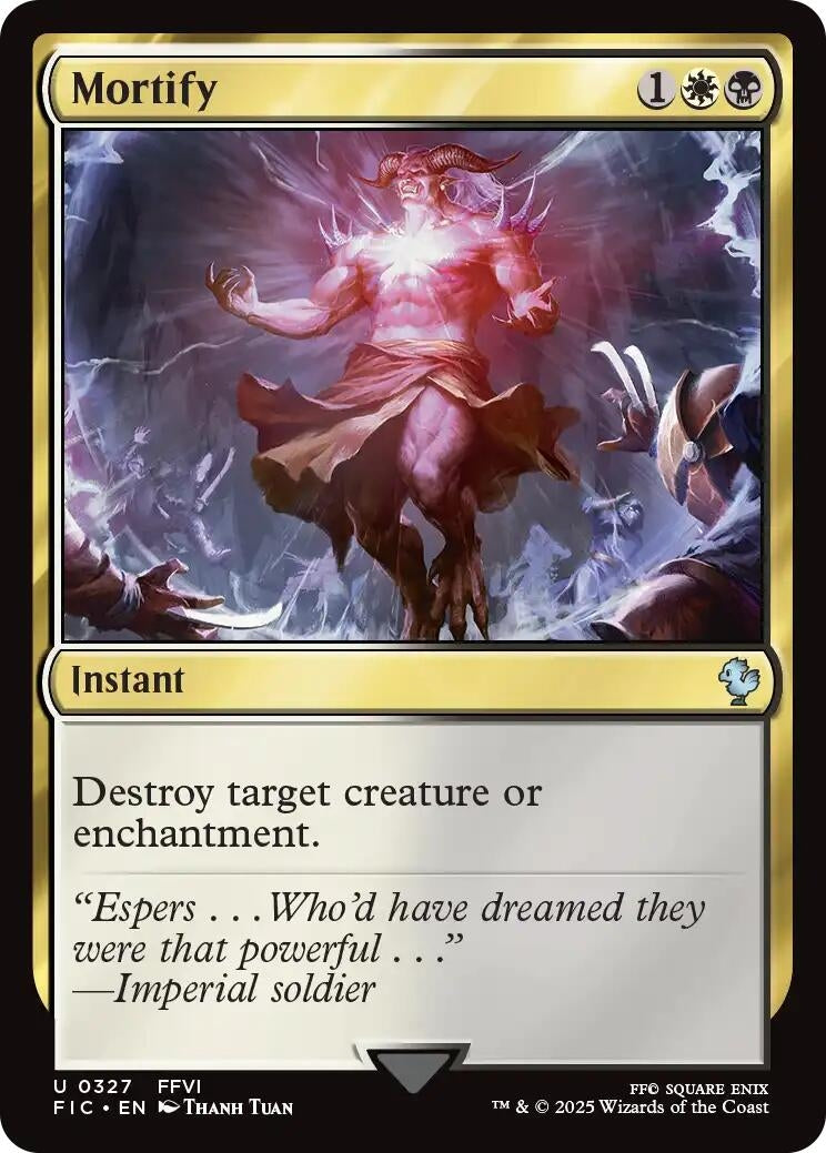 Mortify (Surge Foil) (327) (Commander: FINAL FANTASY)