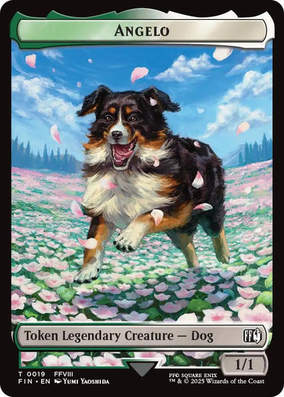 Angelo // Darkstar Double-Sided Token (19 // 20) (FINAL FANTASY)
