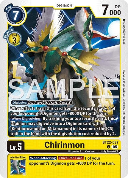 Chirinmon (BT22-037 C) (Cyber Eden)