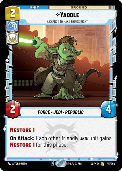 Yaddle Chance To Make Things Right (045/264) [Legends of the Force]