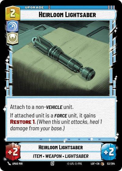 Heirloom Lightsaber (053/264) [Legends of the Force]