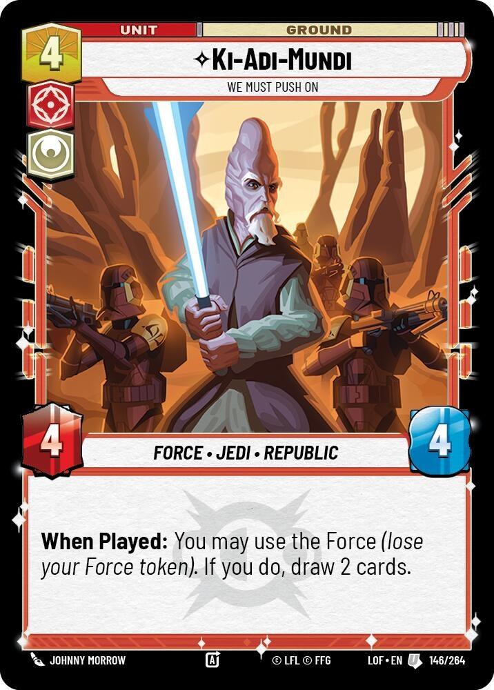 Ki-Adi-Mundi - We Must Push On (146/264) [Legends of the Force]