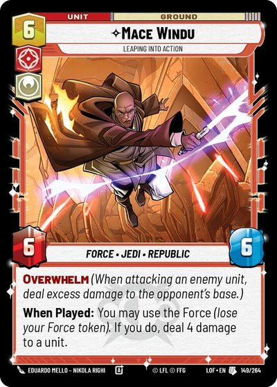 Mace Windu - Leaping into Action (149/264) [Legends of the Force]