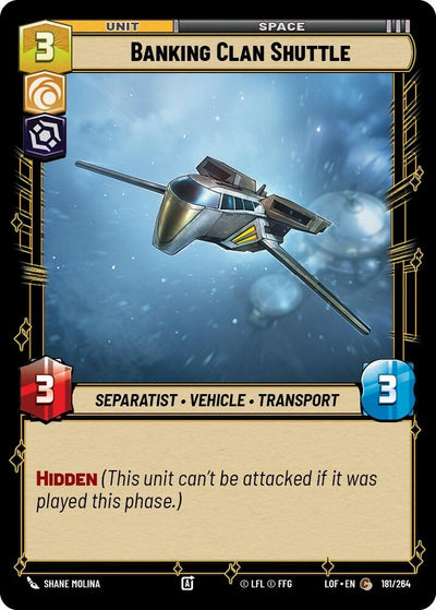 Banking Clan Shuttle (181/264) [Legends of the Force]