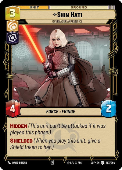 Shin Hati - Overeager Apprentice (183/264) [Legends of the Force]