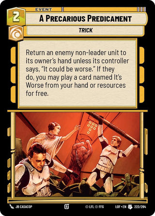 A Precarious Predicament (222/264) [Legends of the Force]