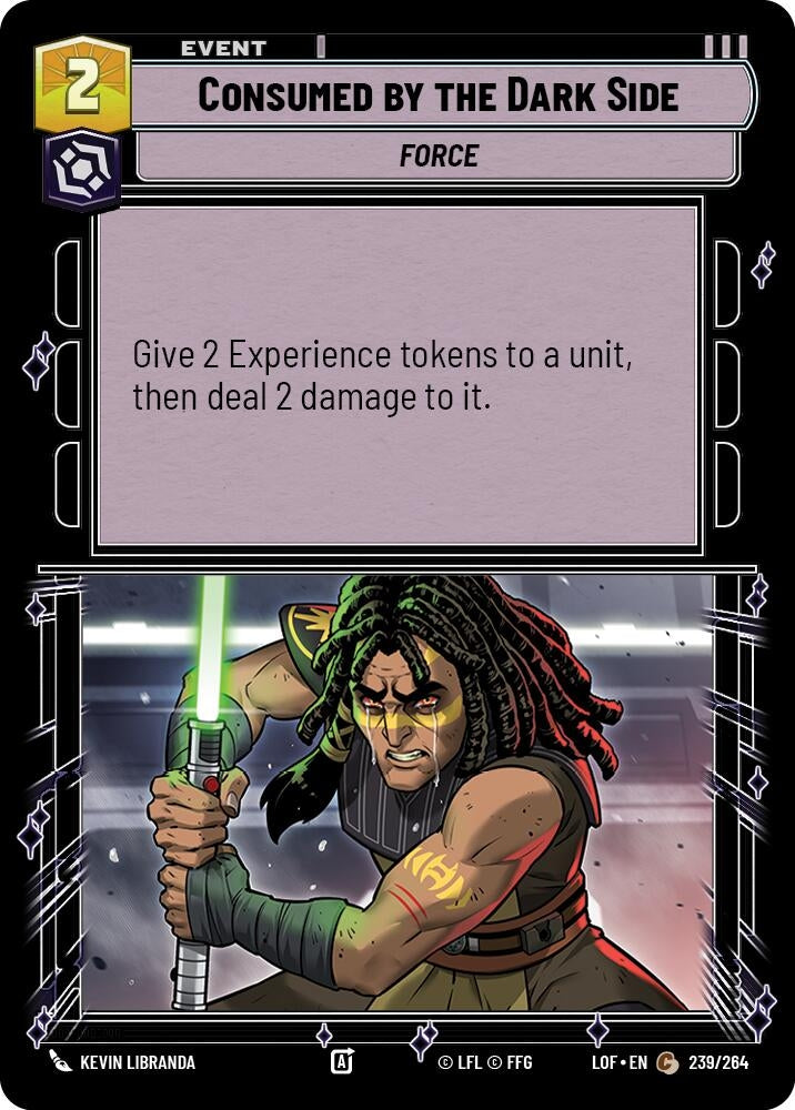 Consumed by the Dark Side (239/264) [Legends of the Force]