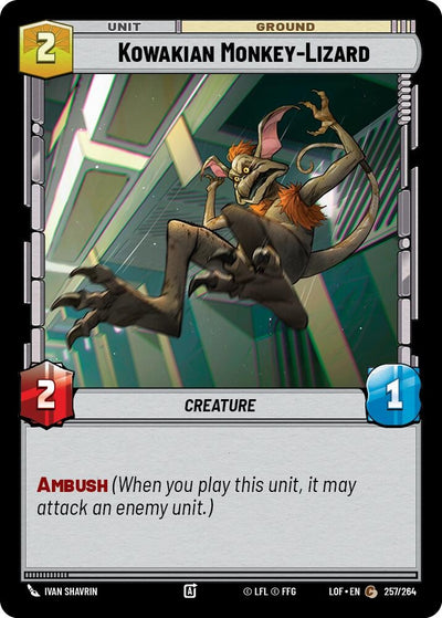 Kowakian Monkey-Lizard (257/264) [Legends of the Force]