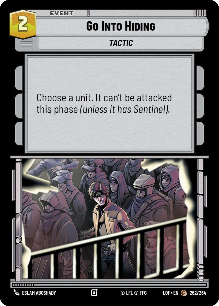 Go Into Hiding (262/264) [Legends of the Force]