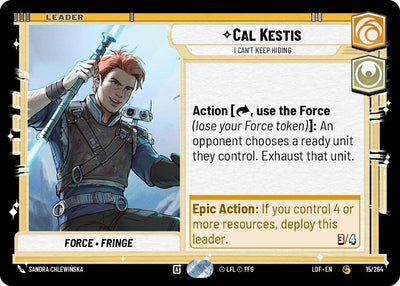 Cal Kestis Can't Keep Hiding (015/264) [Legends of the Force]
