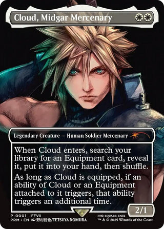 Image for Cloud, Midgar Mercenary (1) (Pro Tour Promos) - Magic: The Gathering