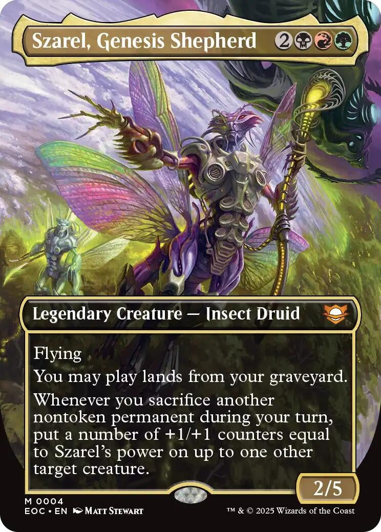 Image for Szarel, Genesis Shepherd (Borderless) (4) (Commander: Edge of Eternities) - Magic: The Gathering
