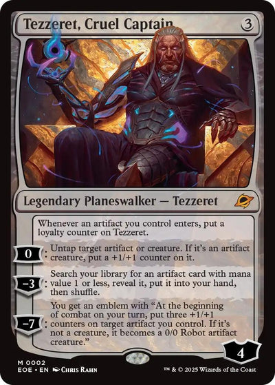 Tezzeret, Cruel Captain (2) (Edge of Eternities)