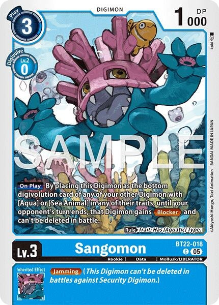Sangomon (BT22-018 C) (Cyber Eden)