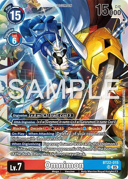 Omnimon (BT22-015 SR) (Cyber Eden)