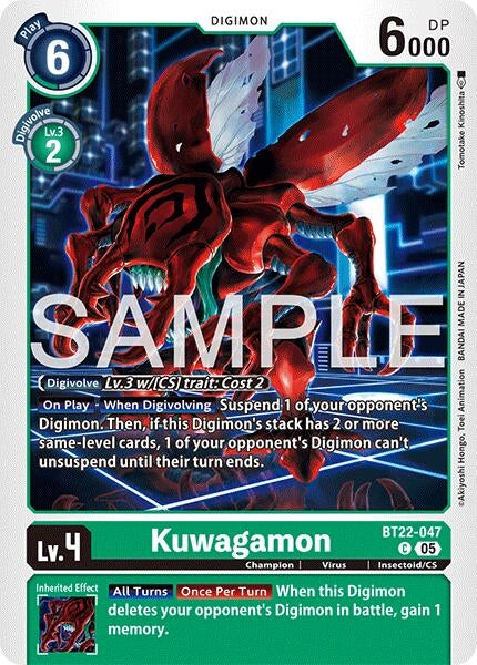 Kuwagamon (BT22-047 C) (Cyber Eden)