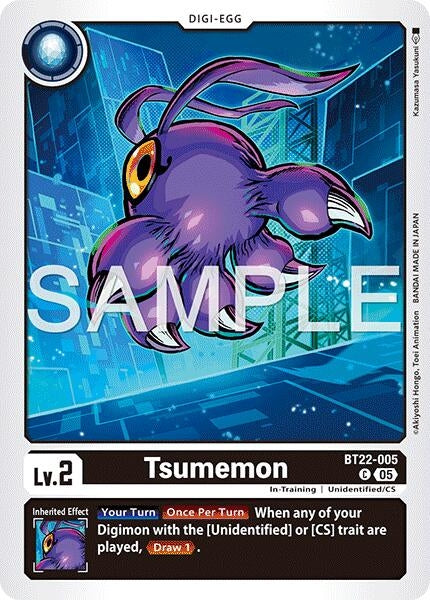 Tsumemon (BT22-005 C) (Cyber Eden)