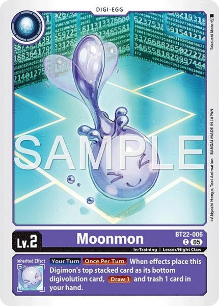 Moonmon (BT22-006 C) (Cyber Eden)