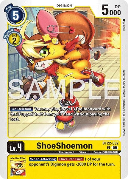 ShoeShoemon (BT22-032 C) (Cyber Eden)