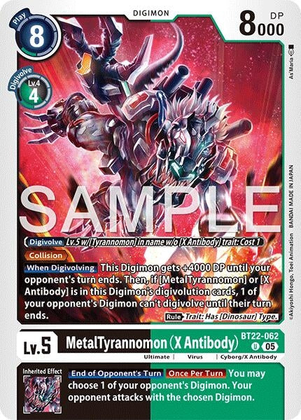 MetalTyrannomon (X Antibody) (BT22-062 U) (Cyber Eden)