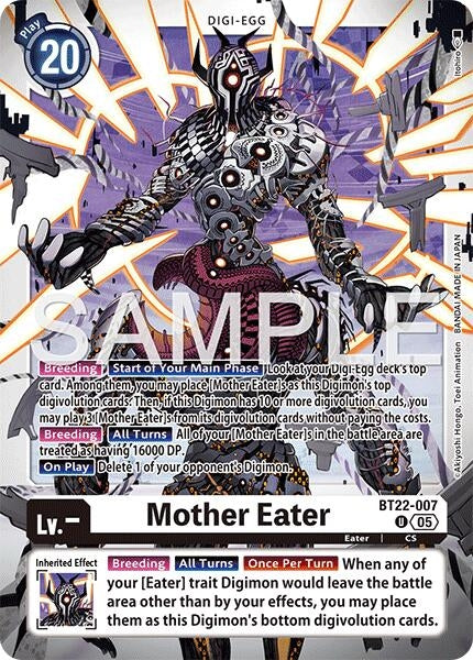 Mother Eater (BT22-007 U) (Cyber Eden)