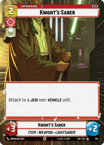 Knight's Saber (Hyperspace) (415) (LOF)